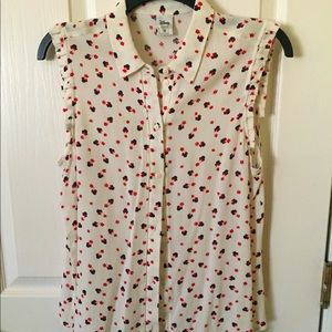 Lauren Conrad Minnie Mouse blouse